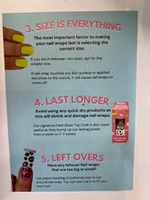Load image into Gallery viewer, Personail nail wrap kits
